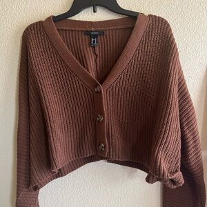 Cropped button up Cardigan